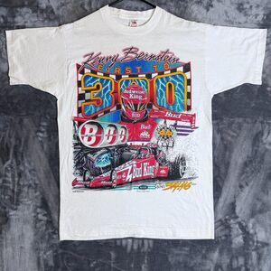 Vintage Kenny Bernstien Bud King Double Sided 1996 NHRA First to 300 Race Large